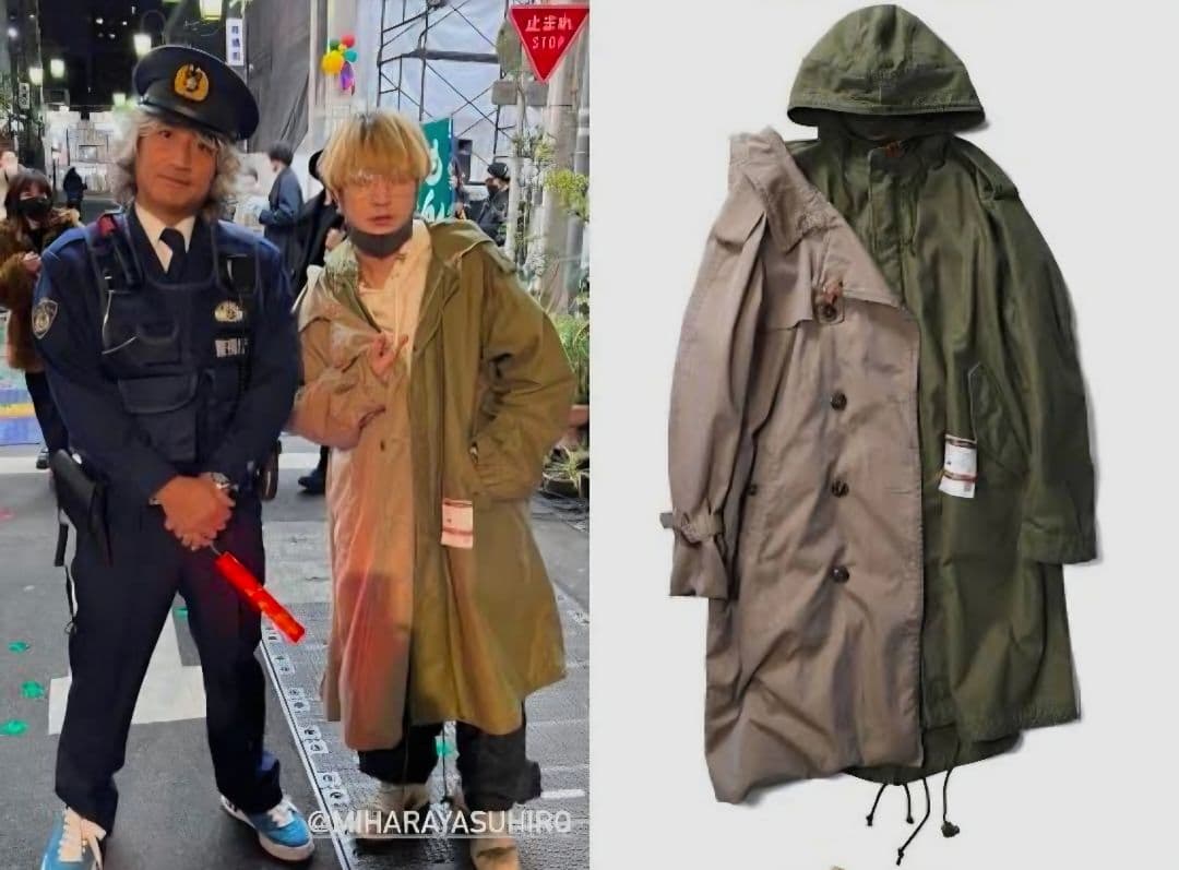 深瀬着用　ミハラヤスヒロ　21AWモッズコート