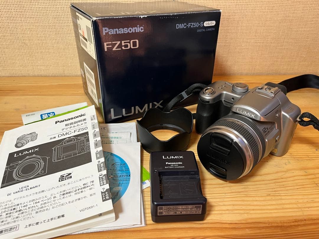 a445/美品★Panasonic LUMIX DMC-FZ50 デジタルカメラ