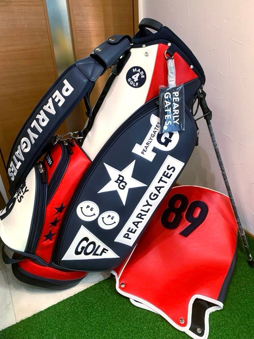 超希少　新品未使用　限定　パーリーゲイツ　トリコロール　キャディバッグ　スタンド