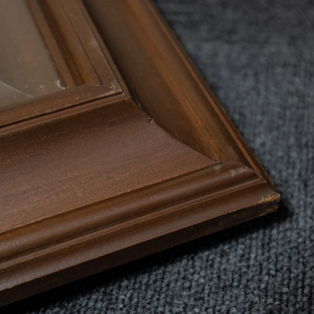 1428　三島由紀夫　「携佳人歩遅々」　色紙額　毛筆