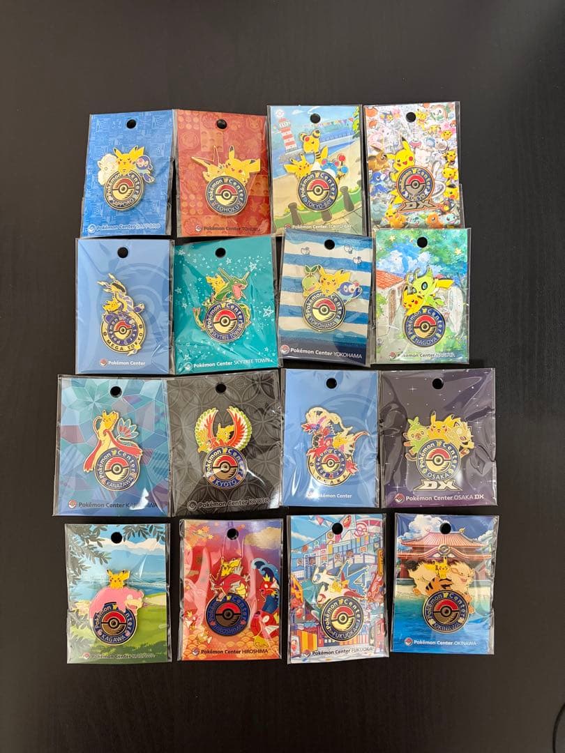 ポケモンセンター ピンズ ロゴピンズ ピンバッジ　コンプリート