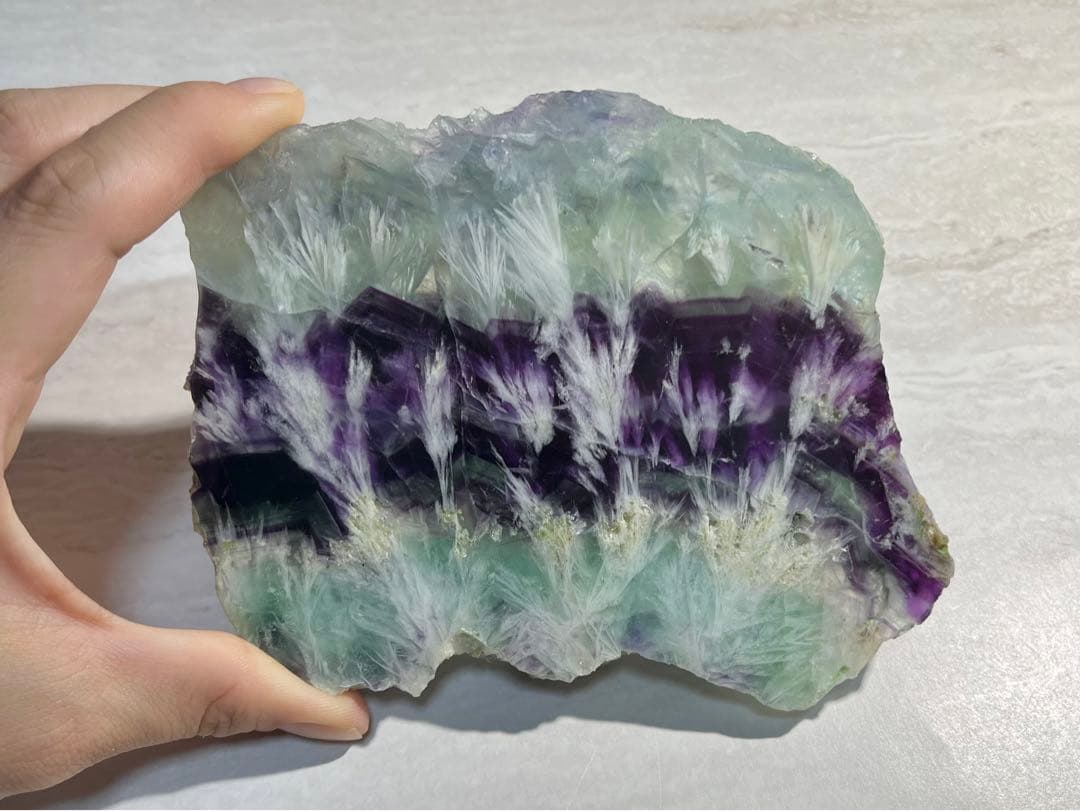 中国産 エンジェル フローライト 原石 鉱物