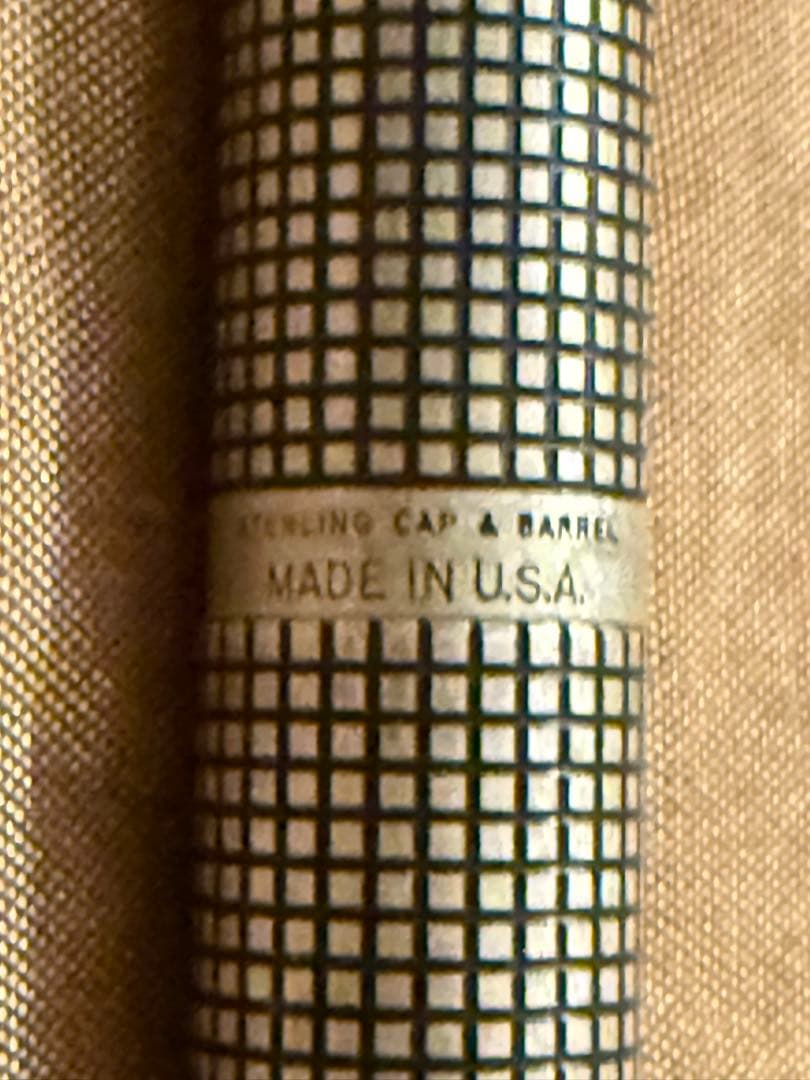 パーカー75 スターリングシルバー　シズレ　14金ペン先　未使用　美品