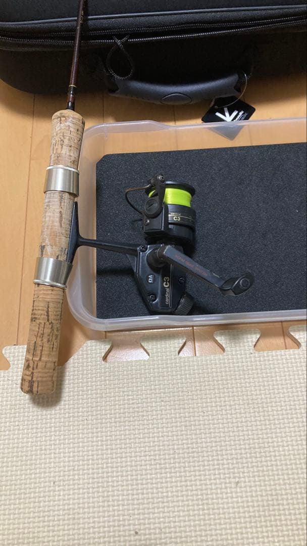 アブガルシア　リール　カーディナルC3 ＋ロッドTroutin Marquis