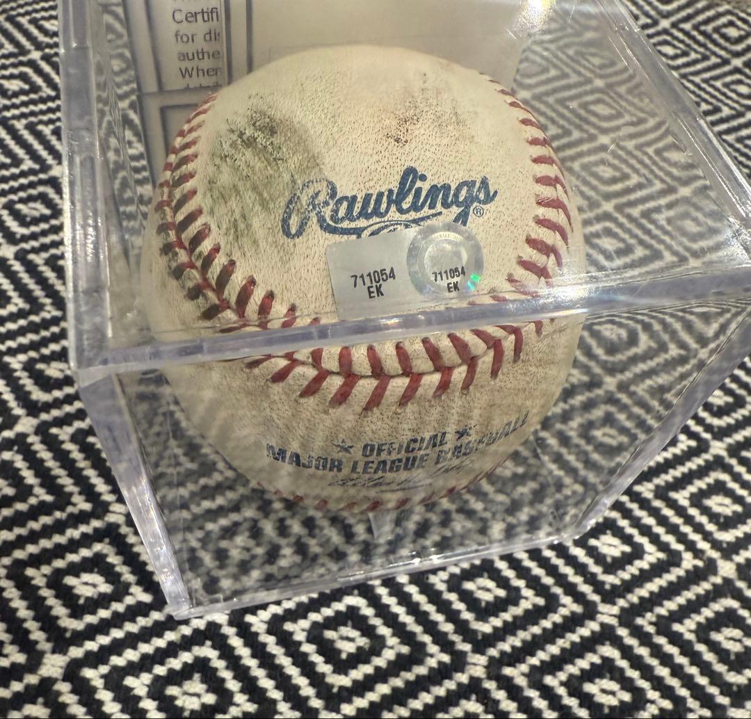 カ*ン様 2013年4月12日 ダルビッシュ有 ボール 実使用　ホログラム付　本