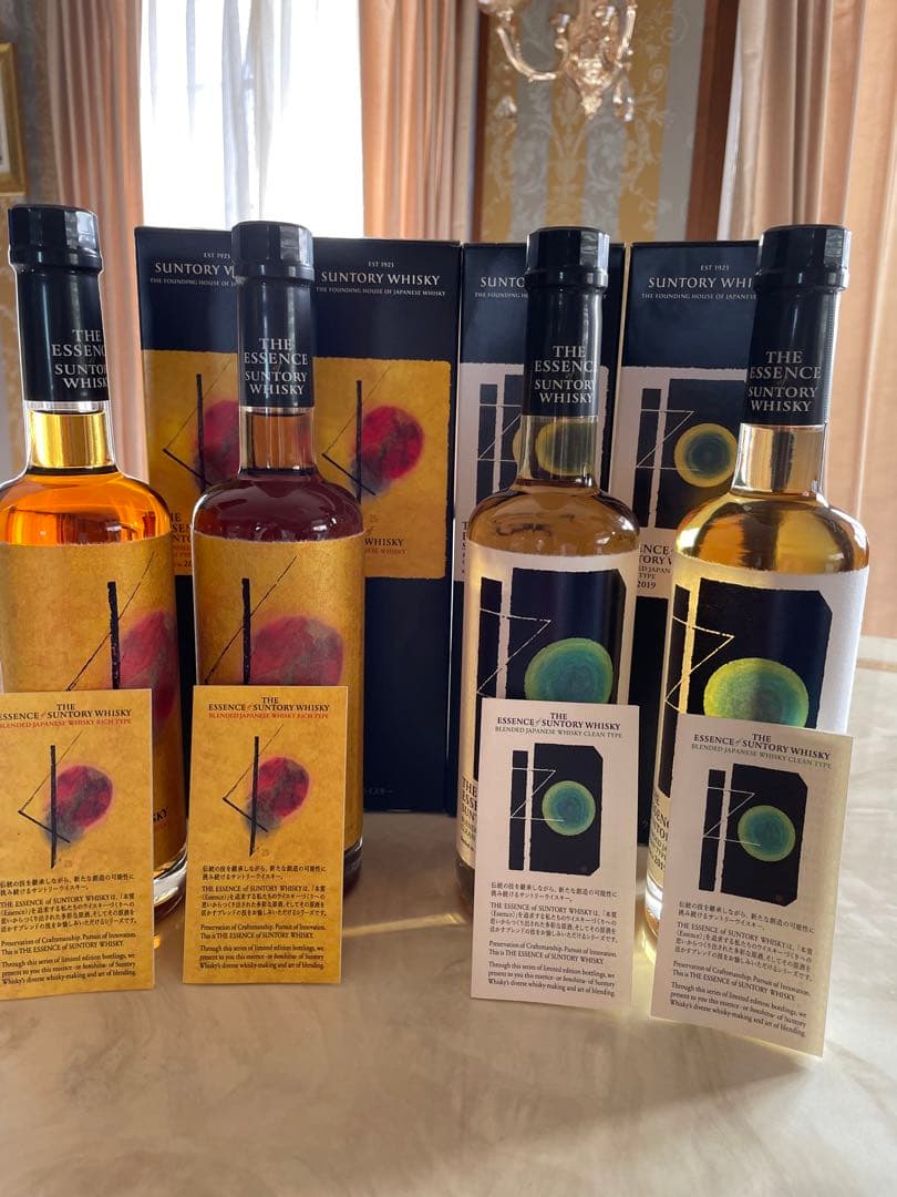 THE ESSENCE SUNTORY WHISKY 2019(第三弾）4本。