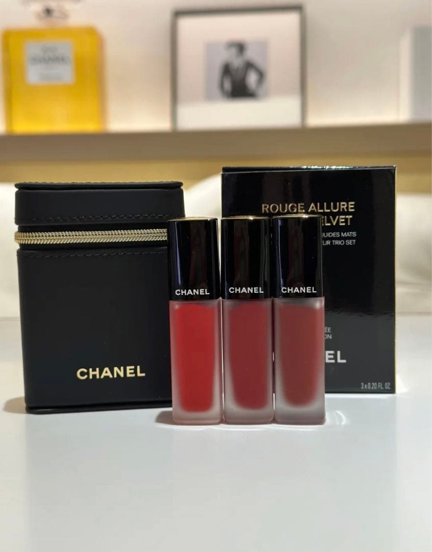 CHANEL ROUGE ALLURE LIQUID VELVET 3本セット