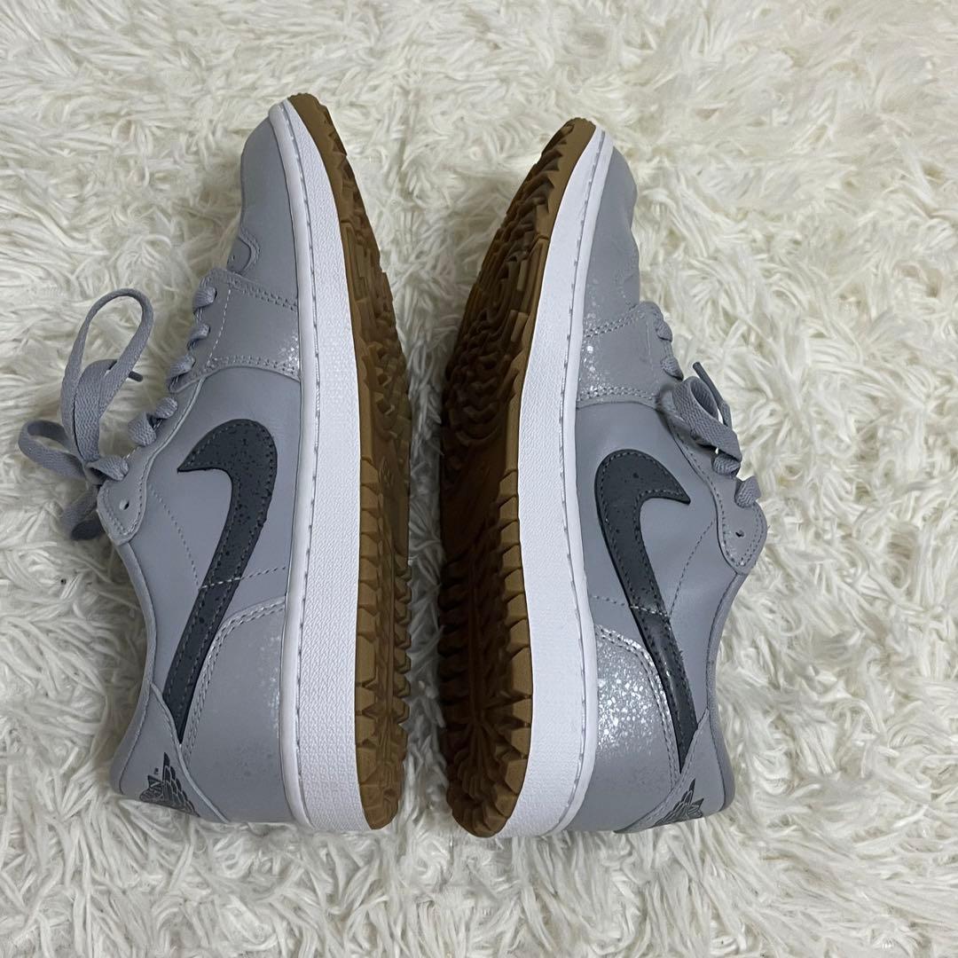 新品未使用 ナイキ エアジョーダン1 ロー G ウルフグレーガム　26.5