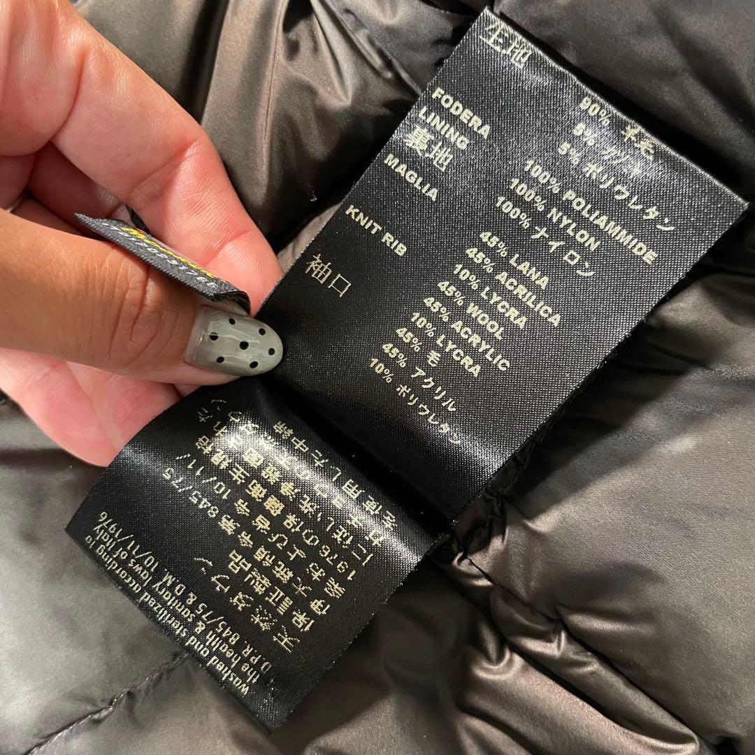 ムーレー　VERONA ダウンコート　カシミヤ混　グレー　56