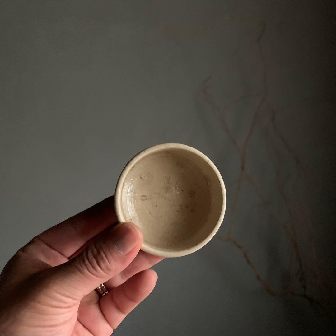 瀬戸 半筒盃 酒器 ぐい呑み ちょこ 古道具 アンティーク