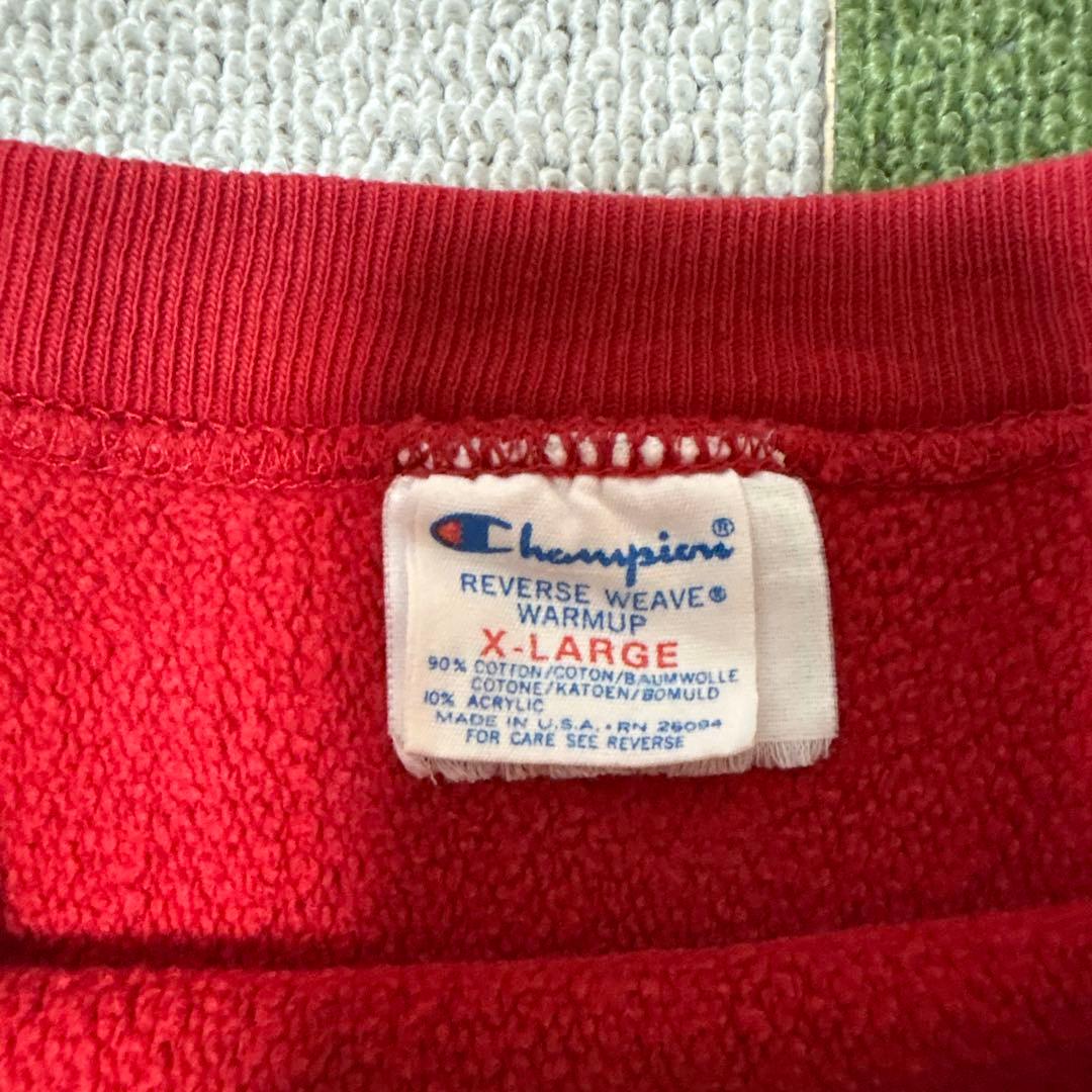 Champion reverse weave 80s XL レッド　アイオア