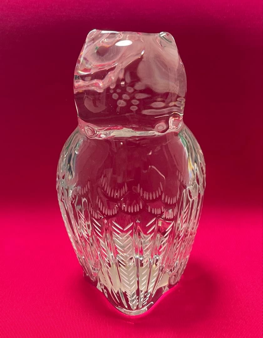 マイセン　クリスタル置物　フクロウ