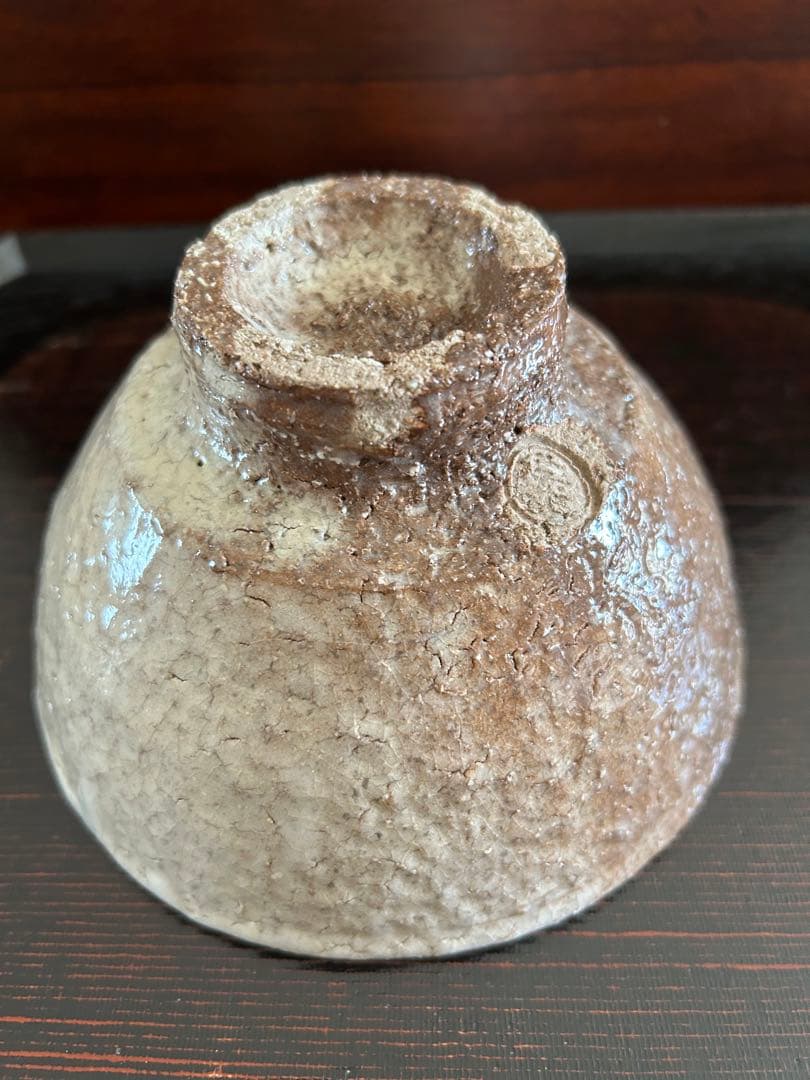 兼田佳炎　萩茶盌