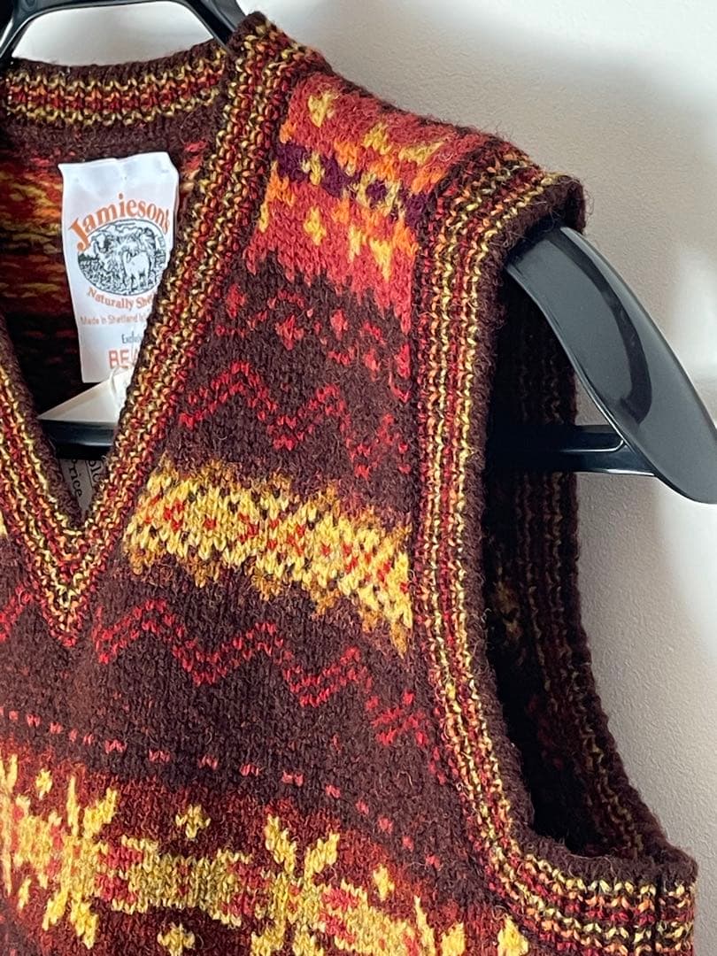 JAMIESON'S 別注フェアアイルニットベスト BEAMS PLUS