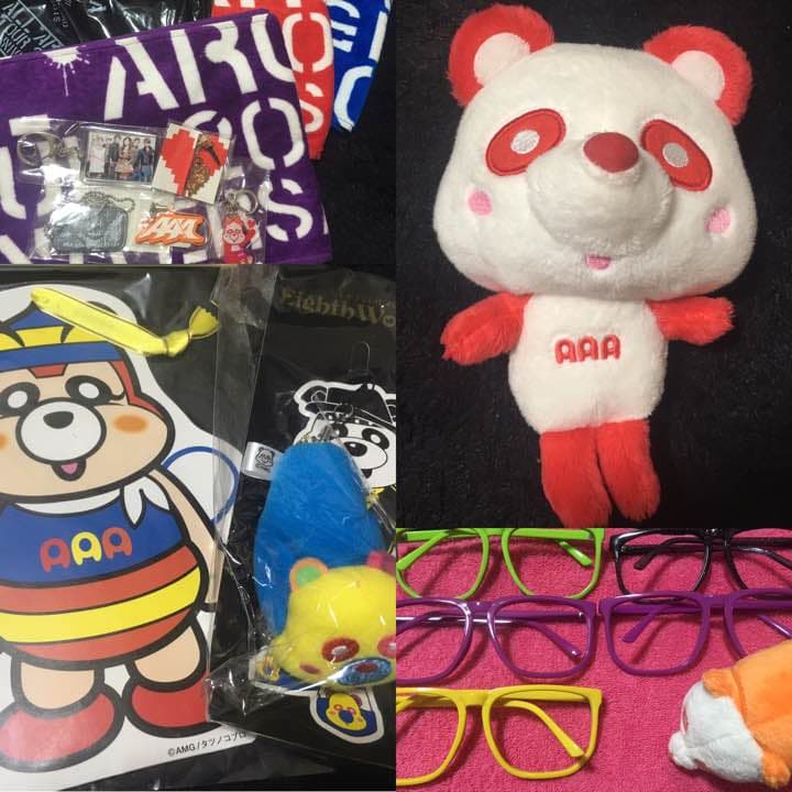 aaa グッズ メガネ 色物