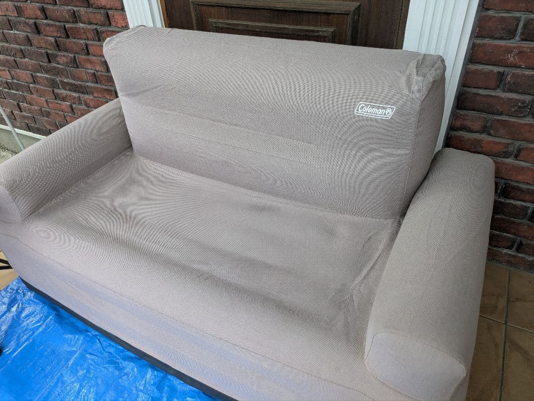 コールマン(Coleman) ソファ エアカウチ(グレージュ) ダブル