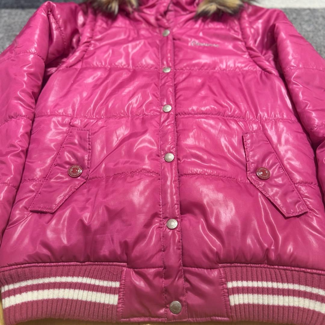 swag 短丈 ファーダウン ピンク Y2K コンバース 希少カラー M 肉厚