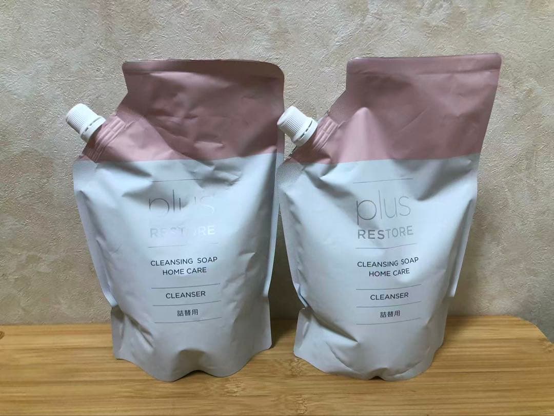 プラスリストア クレンジングソープ泡ホームケア 詰替用 500mL 2袋