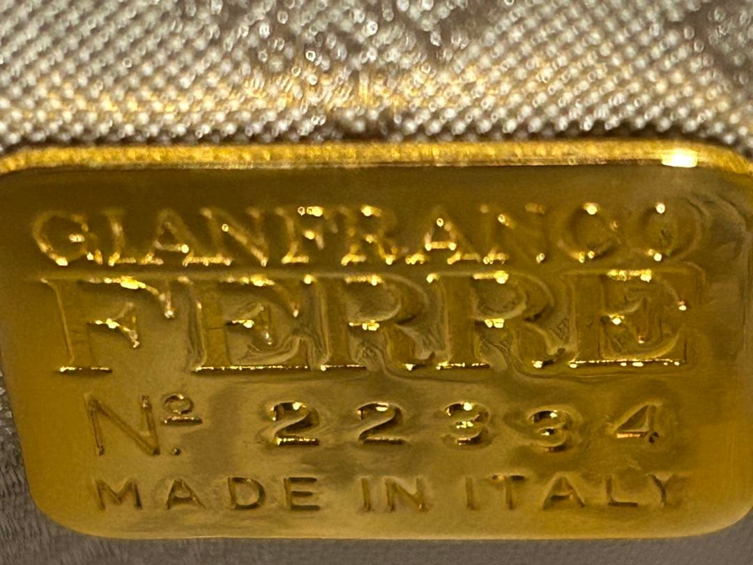 訳アリ！　GIANFRANCO FERRE ブラウン メンズバッグ