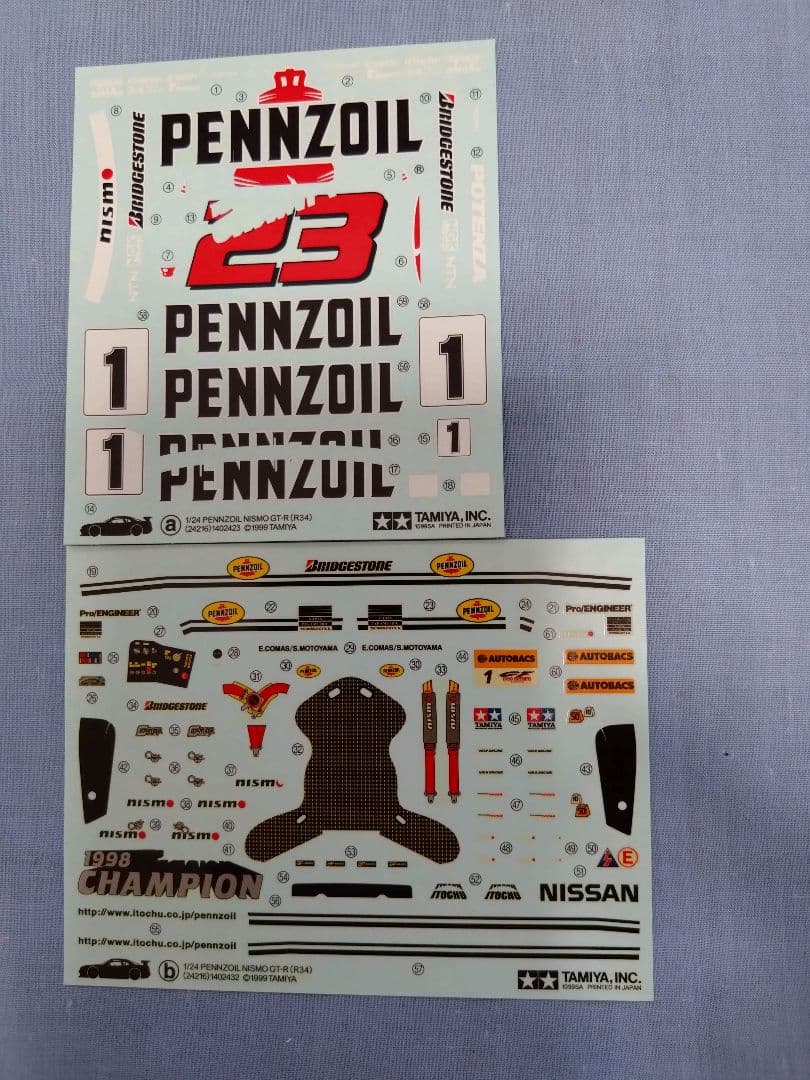 【限定特価】田宮 24216 ペンズオイル・ニスモGT-R(R34)