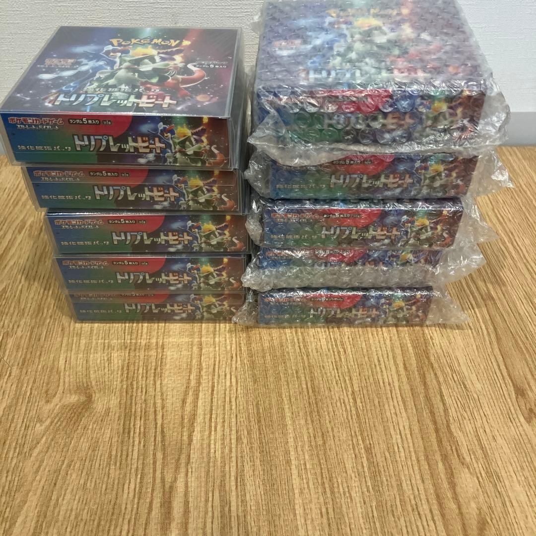 ポケモンカードゲーム　トリプレットビートboxシュリンク付き　10箱