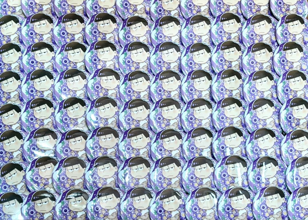 おそ松さん 松野一松 缶バッジセット 80個