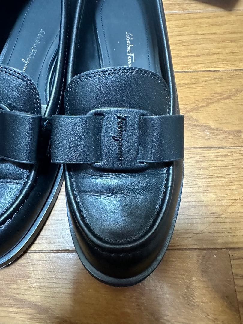 美品　定価126,500円ドゥロワー drawer 購入　フェラガモ　ローファー