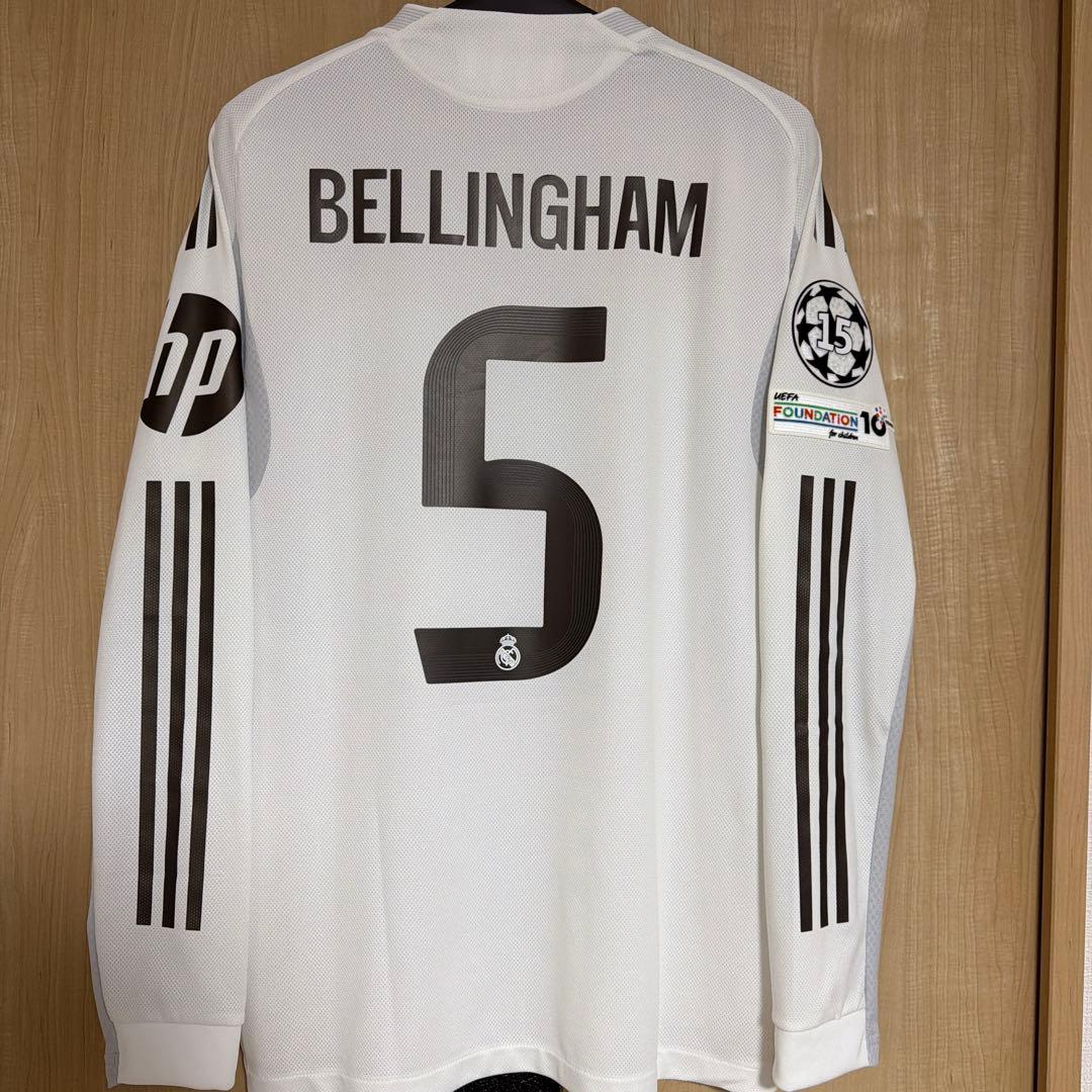 レアルマドリード 25-26 ベリンガム オーセンティック ユニフォーム 長袖