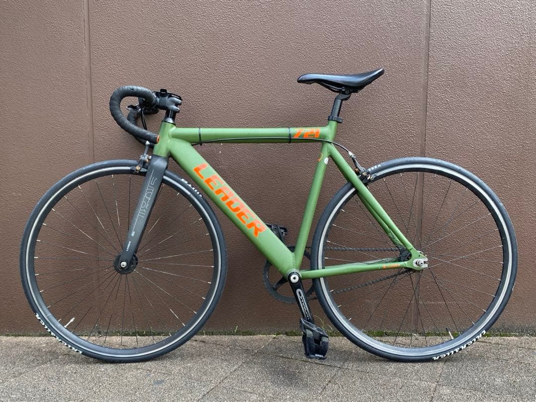LEADER BIKES ピストバイク 限定色 アーミーグリーン リーダー