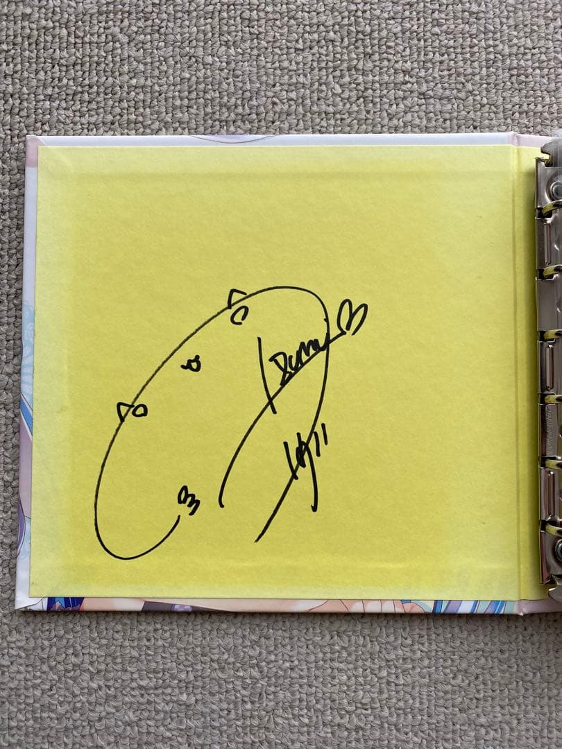 【直筆サイン入り】　ミニ色紙バインダー　和泉つばす　翡翠亭