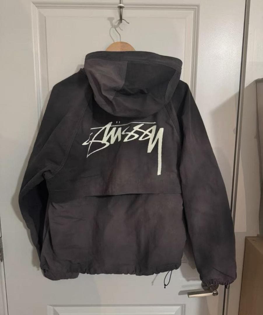 Stussy グレー ナイロンジャケット