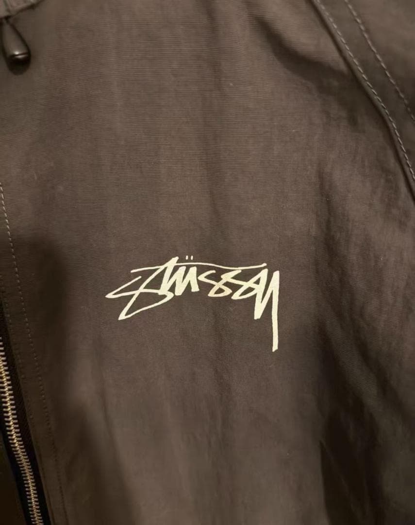 Stussy グレー ナイロンジャケット
