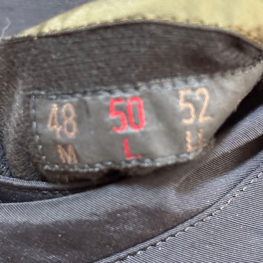 PAPAS パパス ダウン リバーシブル ロゴ刺繍 美品 肉厚 短丈 Lsize