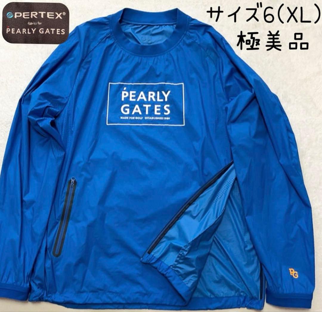 極美品　近年　パーリーゲイツ スニード　サイズ6　XL　PERTEX　ブルー