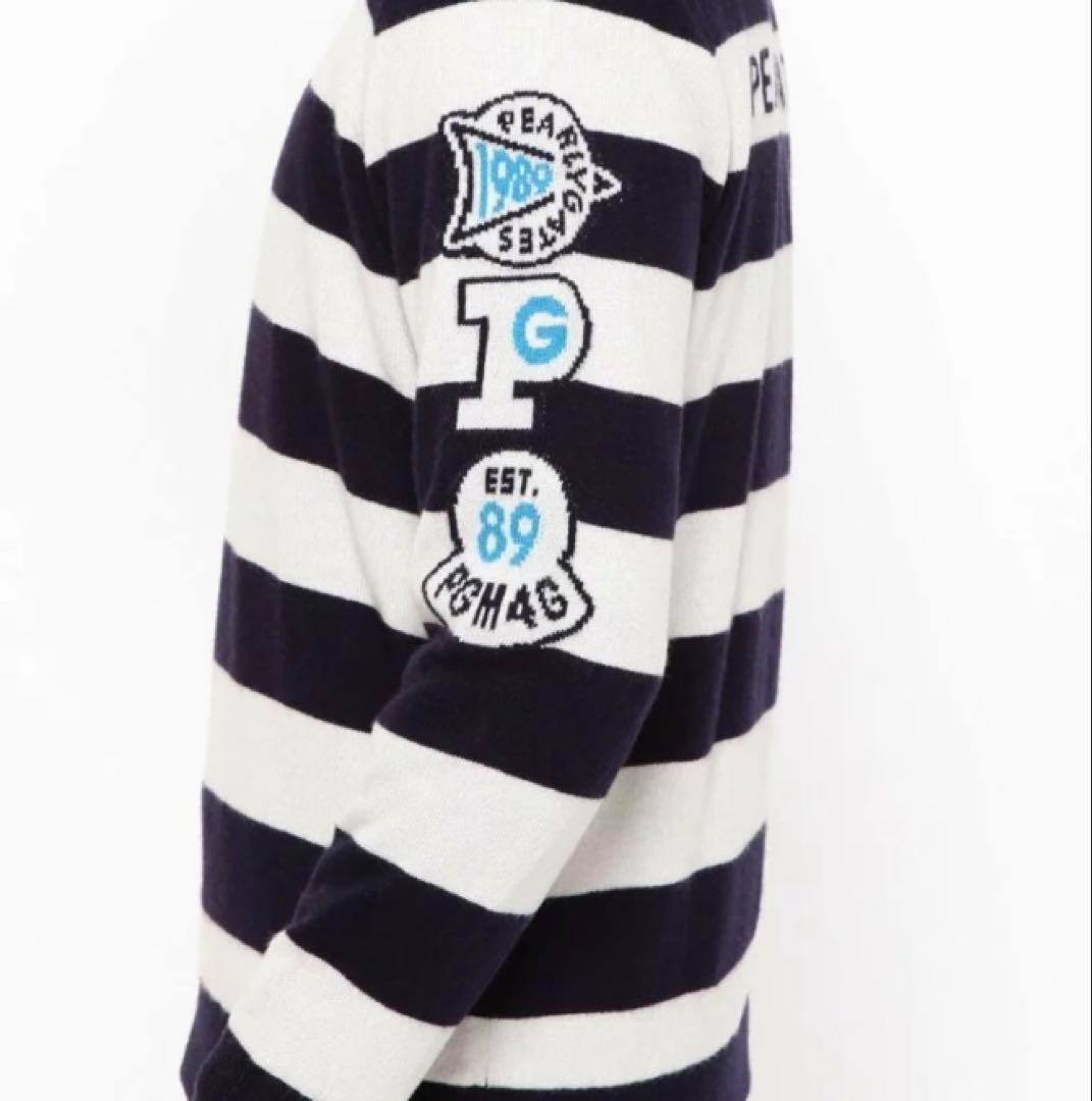 未使用 タグ付き 防風カシミヤクルーネックニットプルオーバー 4 M ネイビー