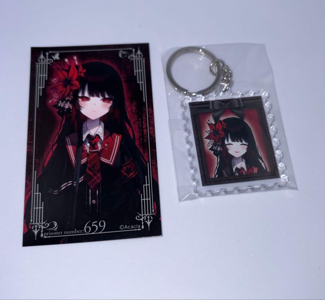 魔法少女ノ魔女裁判 二階堂ヒロ 遺書カード キーホルダー