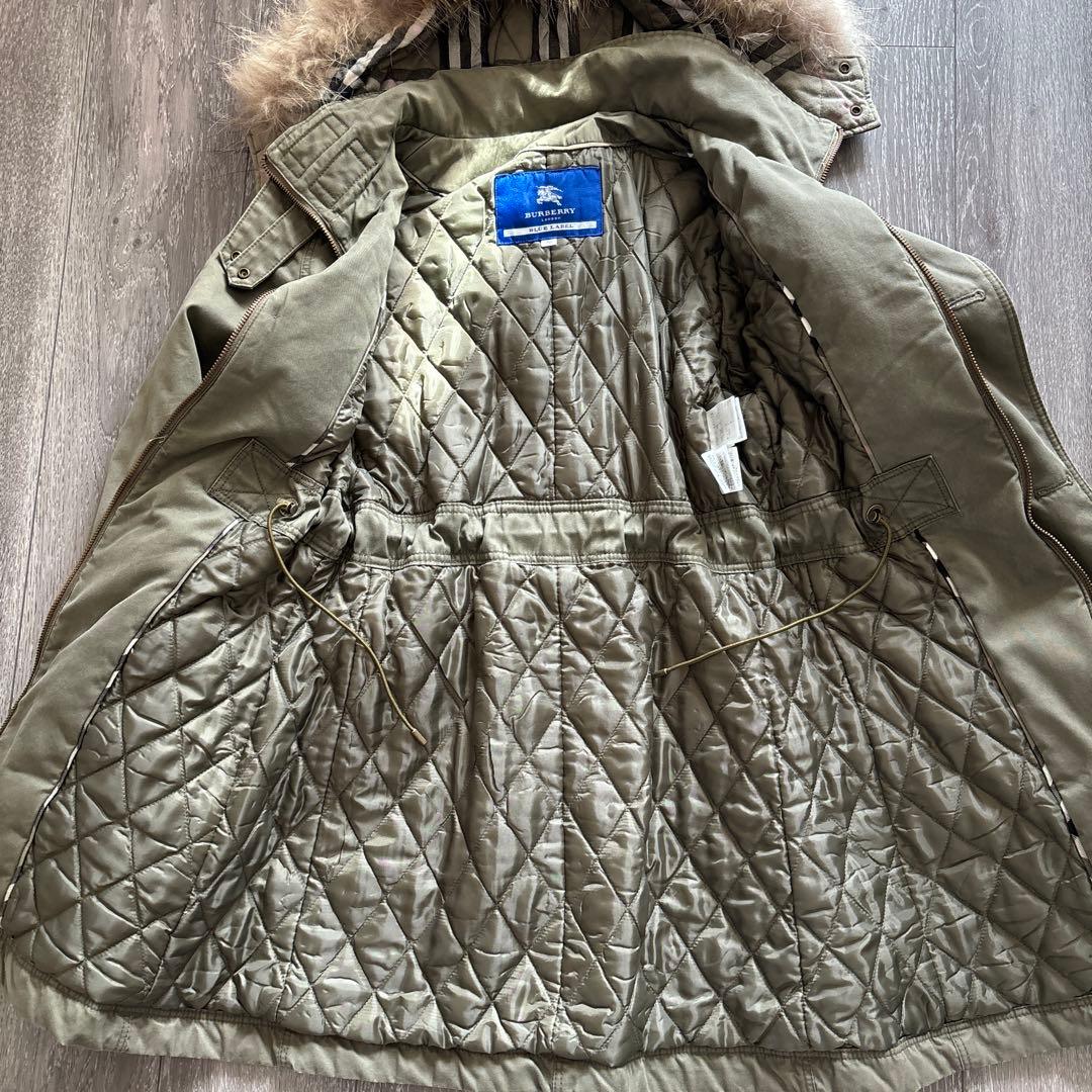 Kn☆☆バーバリーブルーレーベル☆ミリタリーコート☆38