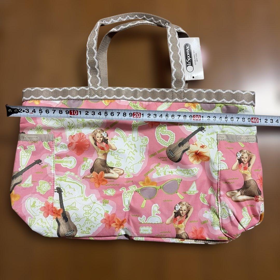 希少 タグ付き　benefitコラボハワイアンLESPORTSAC トートバッグ