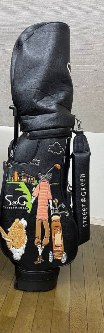 MU SPORTS ミエコ ウエサコ ゴルフ キャディバッグ キャスター付
