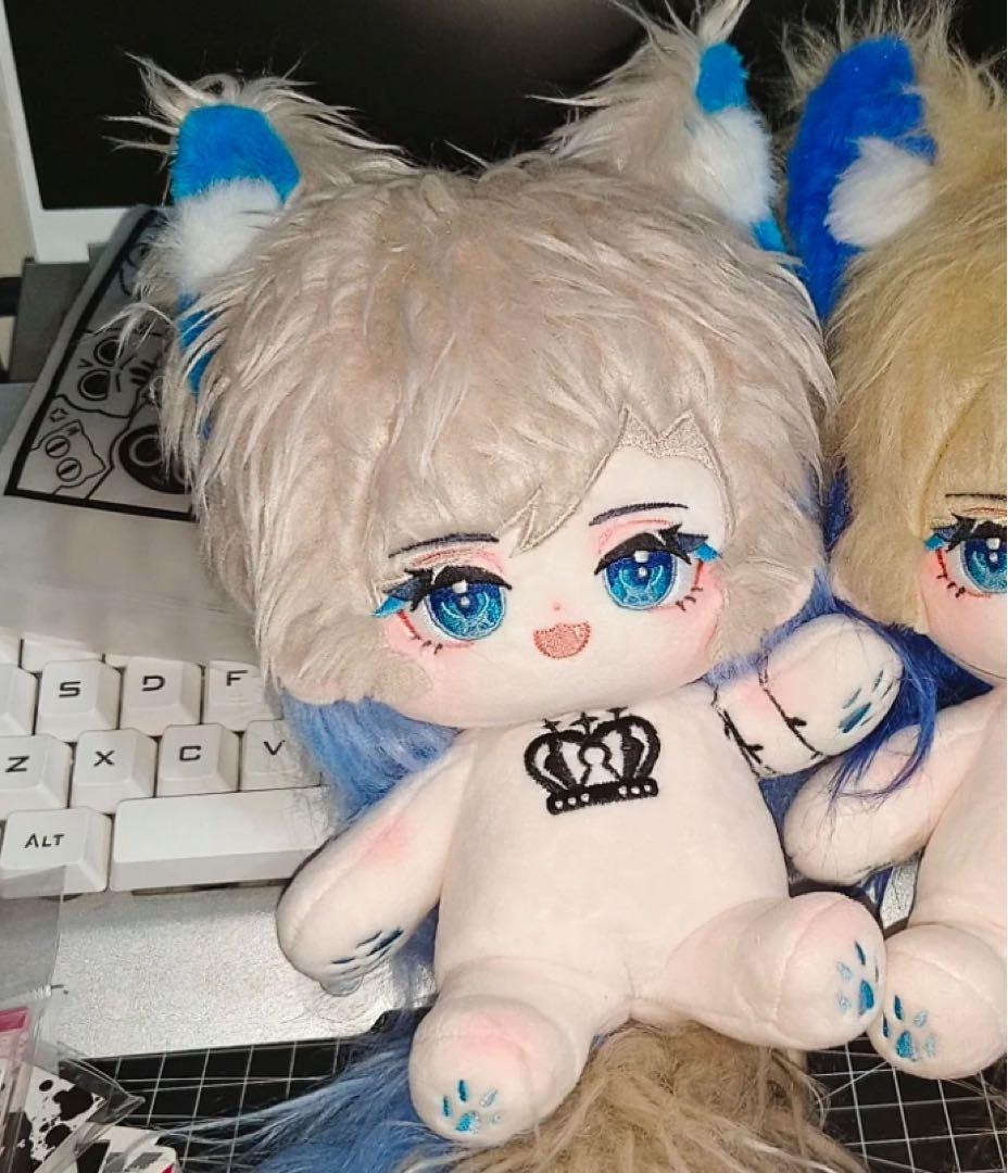 《金髪青メッシュ青目》大人気な激レア可愛い着せ替えぬいぐるみ《20cm》