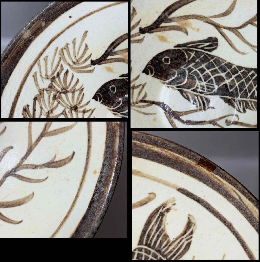 中国 魚絵碗　f2250922