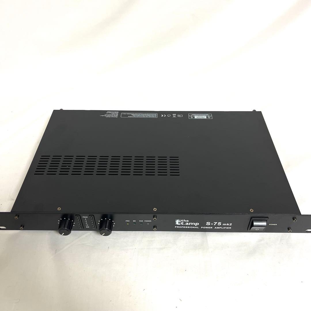 【送料込み】Thomann S-75 mk2 パワーアンプ トーマン