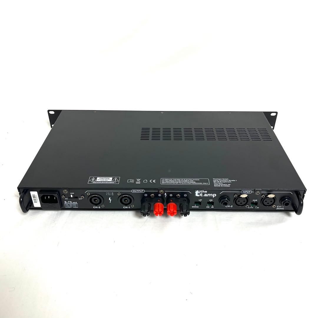 【送料込み】Thomann S-75 mk2 パワーアンプ トーマン