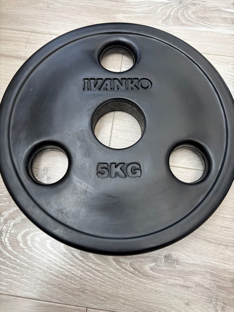 IVANKO 5KG オリンピックラバープレート 2枚セット