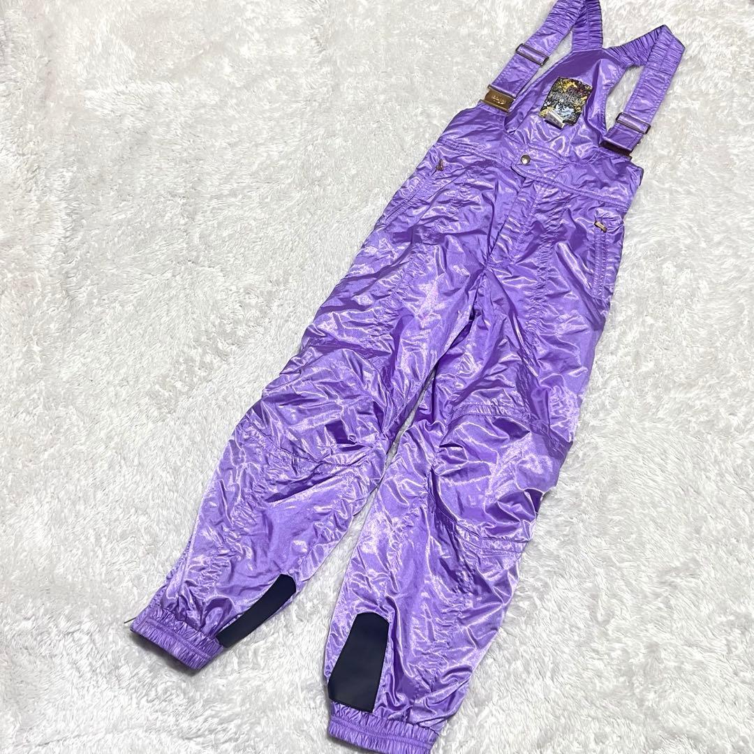 未使用　レトロ　スキーウェア　セットアップ　スノーウェア　上下