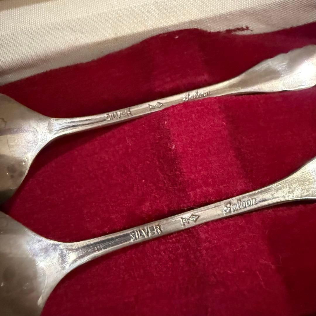 新品未使用 三越 純銀 SILVER950 ティースプーン シルバー