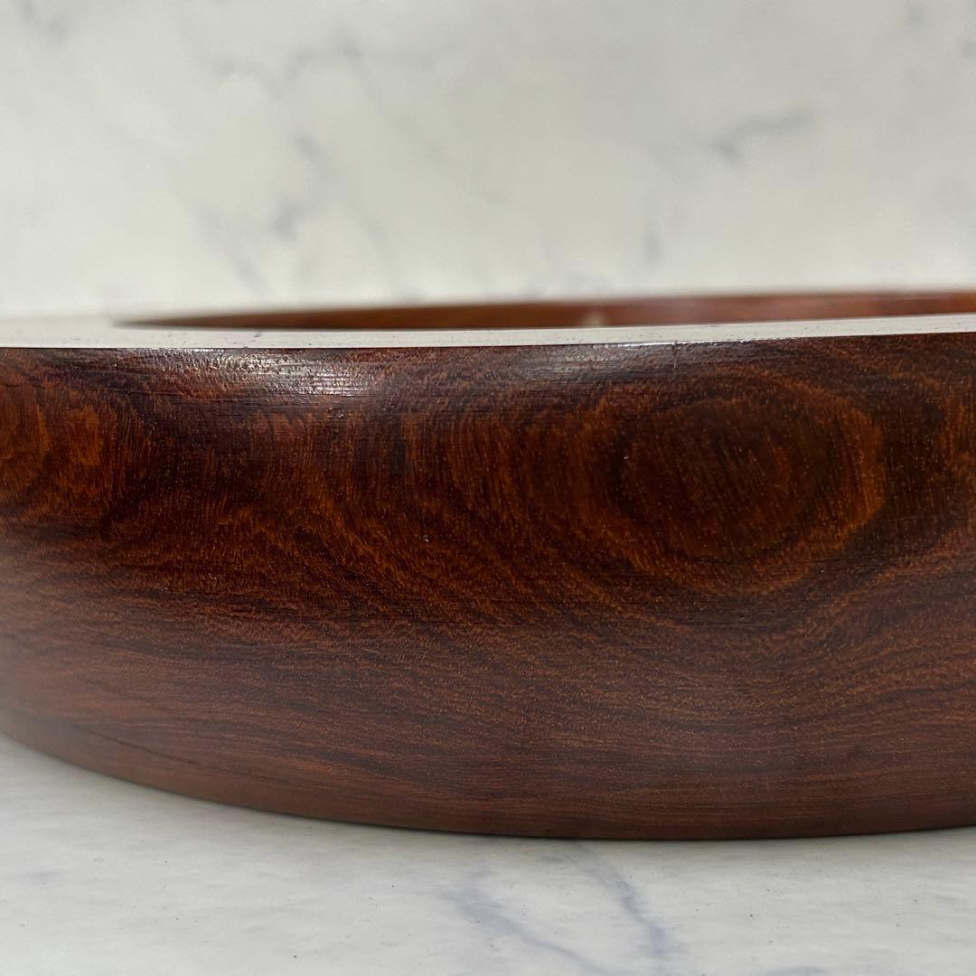 【高級花梨材】天然木 無垢 火鉢 台座つき 希少品