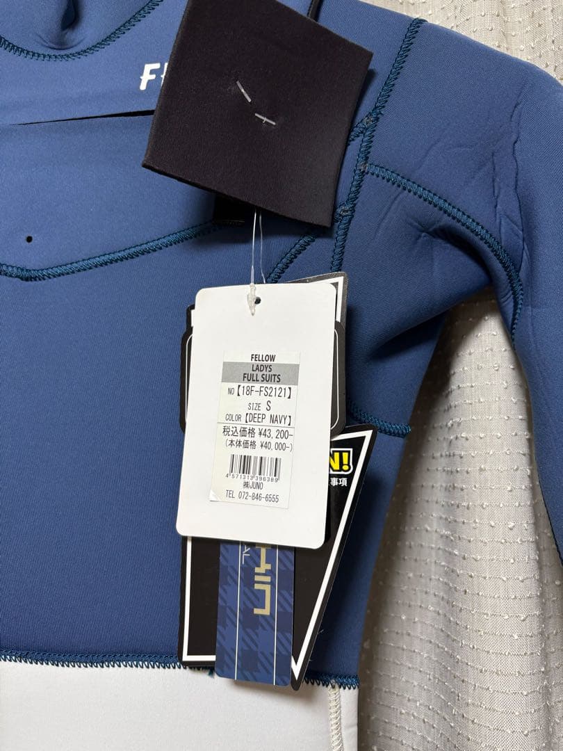 FELLOW SURF(フェロー)3mmフルスーツ レディース S 新品タグ付