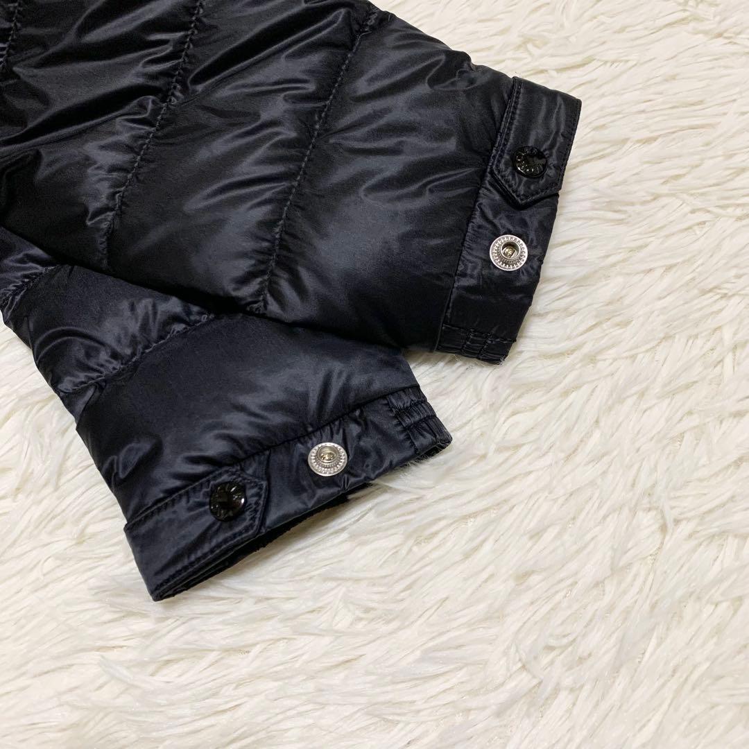 【未使用に近い】モンクレール ライトダウン AGAY ロゴワッペン ブラック0