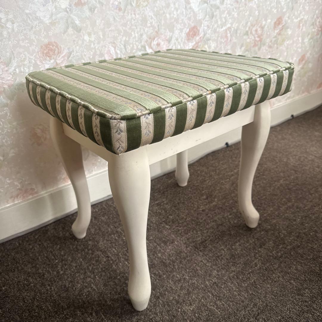 クラシック ストライプ スツール
